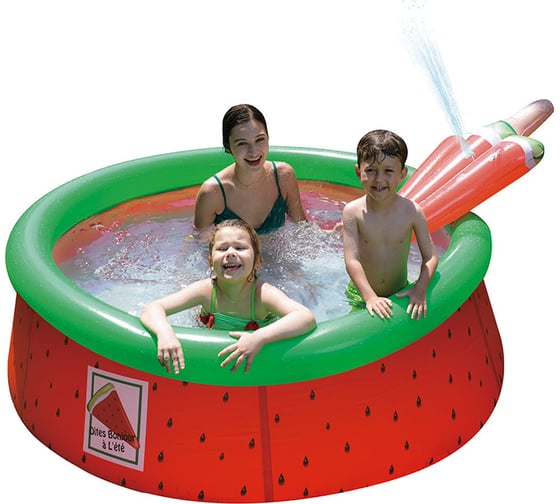 Надувной бассейн JILONG WATERMELON 3D SPRAY 175х62см, возраст 3+ 17758