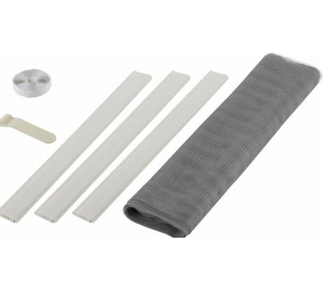 Противомоскитная сетка для двери с крепежной лентой и грузиками Stayer STAYER COMFORT ПЭТ, белая, 1.0x2.2 м 12500-10-22