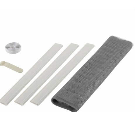 Противомоскитная сетка для двери с крепежной лентой и грузиками Stayer STAYER COMFORT ПЭТ, серая, 1.0x2.2 м 12501-10-22