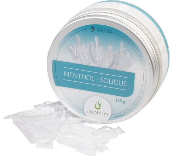 Ментол в кристаллах для саун Lacoform MENTHOL-SOLIDUS 125г 1670004 1