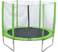 Уличный батут Капризун 10 ft 305 см, с внутренней защитной сеткой, зеленый 404595
