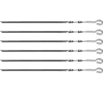 Шампуры GRINDA уголок, 550 мм, 6 шт. 427756
