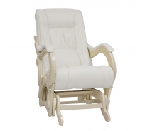 Кресло-глайдер Комфорт Модель 78, дуб шампань, кожзам Mango 002 68787