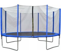 Батут с лестницей и внешней сеткой Капризун 360 см, синий 404607