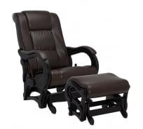 Кресло-глайдер Комфорт Модель 78 люкс, венге, кожзам Vegas Lite Amber 67025