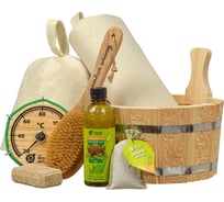 Подарочный набор Банные Штучки Добрый жар 8 предметов