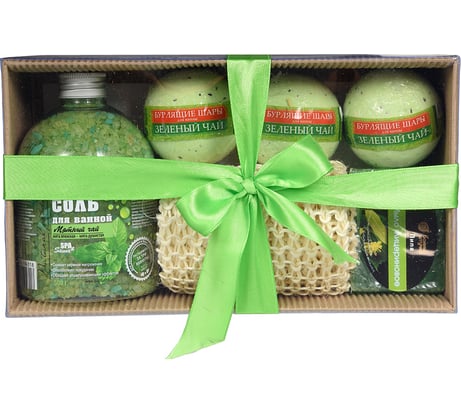 Подарочный набор Банные Штучки Мятный релакс, 6 предметов 8 41372
