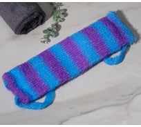 Мочалка Доляна Махровая широкая полоса, 12х45 см, цвет микс 1847138