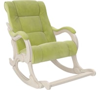 Кресло-качалка Комфорт Модель 77, дуб шампань, ткань Verona Apple Green 68473