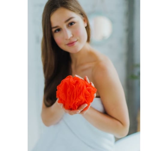Мочалка для тела Доляна 90 гр, цвет микс 143030