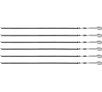 Шампуры GRINDA Barbecue, 600мм, 6 шт., угловые, в чехле 427751