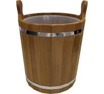 Запарник Бацькина баня 13 л, с пластиковой вставкой 30010