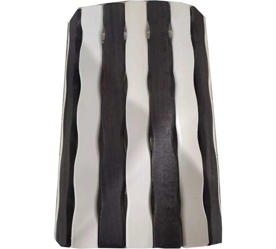 Абажур настенный извилистый Бацькина Баня Zebra 31x23x10 см 30775 1