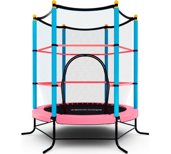 Батут с сеткой DFC 55" PINK TX-B7105FP