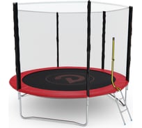 Батут с сеткой DFC PELPO 12ft с лестницей, RED GBT-12R