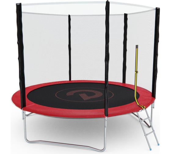 Батут с сеткой DFC PELPO 12ft с лестницей, RED GBT-12R