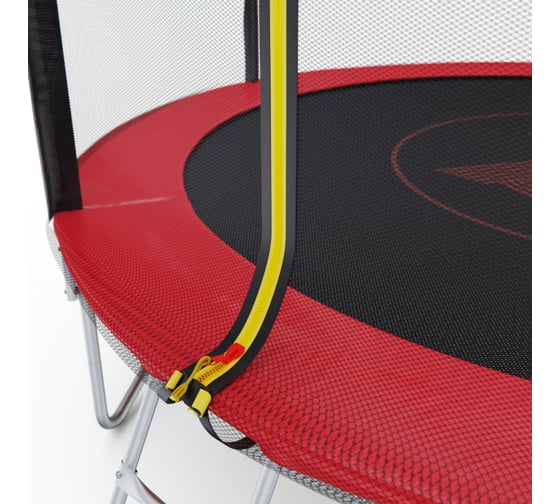 Батут с сеткой DFC PELPO 12ft с лестницей, RED GBT-12R