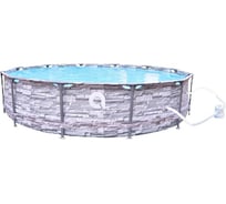 Бассейн с усиленным каркасом Avenli круглый, 366x76 см, кирпич, с фильтр-насосом в комплекте 12248EUV56 107368