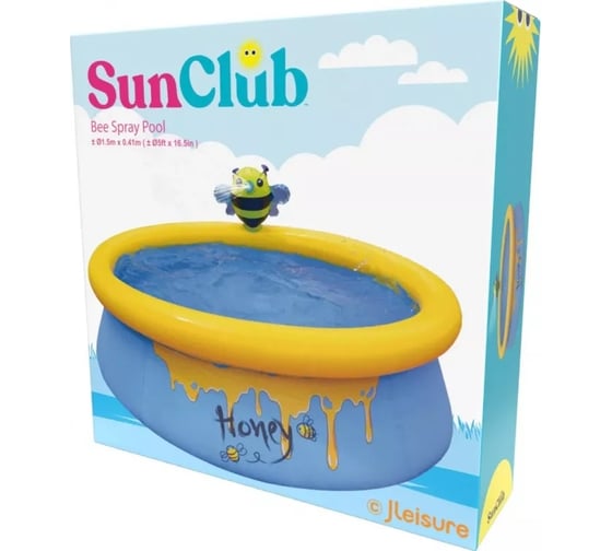Бассейн надувной Sunclub Пчелка 12010, 150x41см 107388