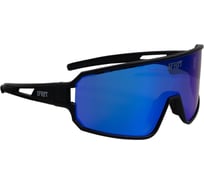 Спортивные солнцезащитные очки Ifrit "Extreme Guard" оправа TR90, линза зеркальная Half revo, черный ОСТ-642 4680232391884