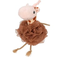 Мочалка для нежной и чувствительной кожи Банные Штучки "Жирафик", 17x12 см, soft, для бани и сауны 40377