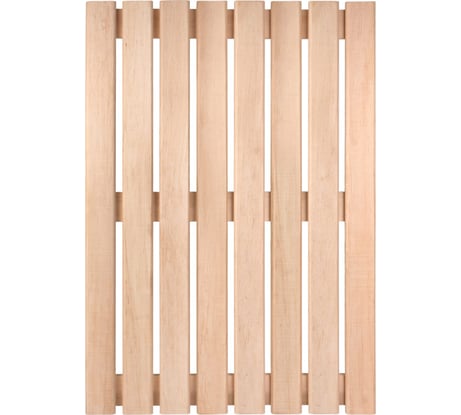 Решетка на пол Банные штучки 70x100x4 см, для бани и сауны, ольха 33255