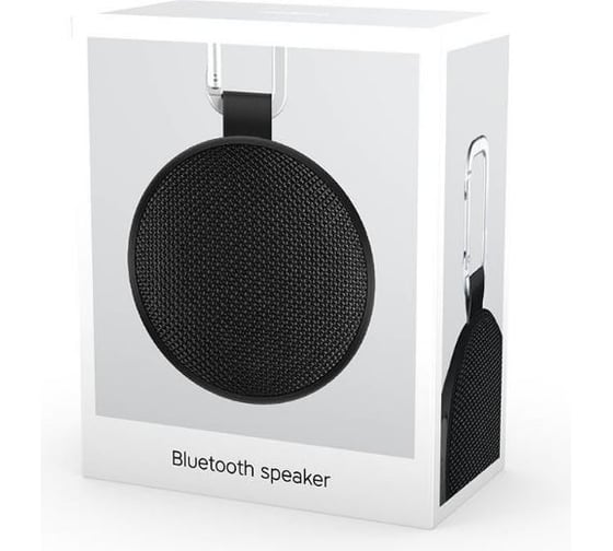 Портативная акустика Rombica Mysound BT-02 Black, 3Вт, карабин BT-S002