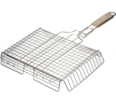Решётка-гриль объемная GRINDA Barbecue, 340х260 мм, нержавеющая сталь 424732