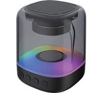 Акустическая система QUMO Bluetooth Plasma mini ВТ 0081 3 ВТ, объемное звучание, RGB подсветка отключаемая , MicroSD+Jack 3,5мм + Блютуз 42084