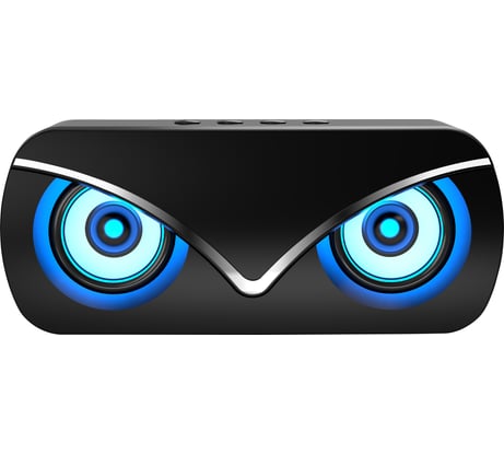 Колонка беспроводная QUMO Hawk ВТ 051 , BT5.0, 10 Вт, FM, MicroSD, USB, AUX, подсветка, 1500мА-ч 32941