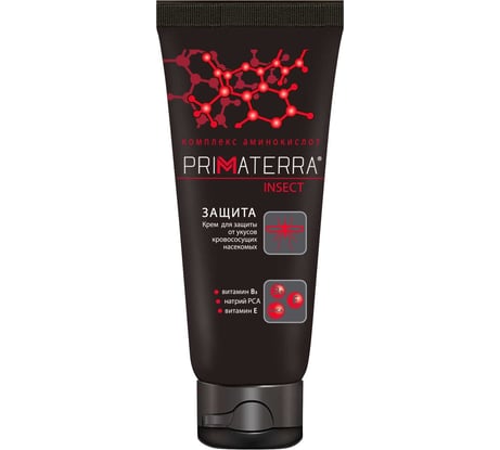 Крем для защиты от укусов кровососущих насекомых TM Primaterra "INSECT" туба 100 мл 1295