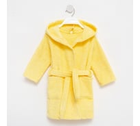 Халат махровый детский Экономь и Я размер 32, светло-желтый, 100% хлопок, 320 г/м2, с AIRO 5129519
