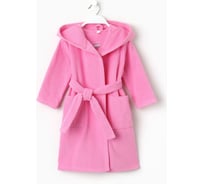 Детский махровый халат Этель Little princess р. 32/110-116 см, розовый 4846013