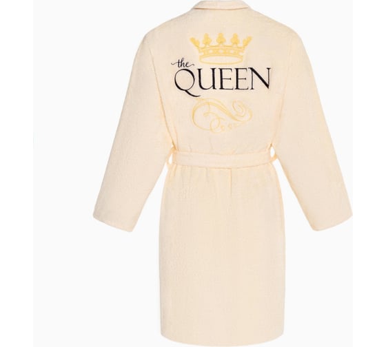 Женский махровый халат Этель Queen р. 50-52, 100% хлопок 4572370