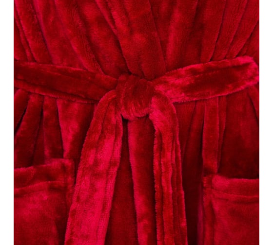 Халат Cozy LoveLife бордовый р.S, микрофибра 100% п/э, 250 г/м2 9079450