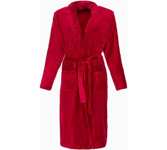 Халат Cozy LoveLife бордовый р.L, микрофибра 100% п/э, 250 г/м2 9079452 1