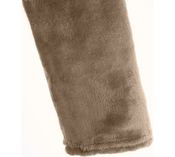 Халат Cozy LoveLife серо-коричневый р.M, микрофибра 100% п/э, 250 г/м2 9079454