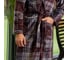 Халат мужской Клетка Вид 1 one size, микрофибра 100% п/э, 250 г/м2 9079416 8