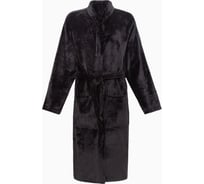 Халат унисекс LoveLife Hygge черный, one size, микрофибра 100% п/э, 250 г/м2 9079415