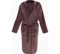 Женский халат LoveLife Hygge кофе one size, микрофибра 100% п/э, 250 г/м2 9079414