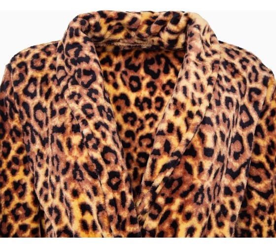 Халат LoveLife Leopard р.L, микрофибра 100% п/э, 250 г/м2 9079449