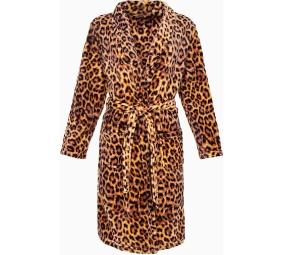 Халат LoveLife Leopard р.M, микрофибра 100% п/э, 250 г/м2 9079448 1