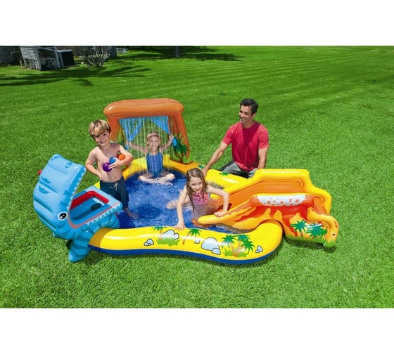 Детский игровой центр Intex Динозавр 241х191х109см 57444