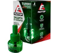Жидкость от комаров РАПТОР TURBO 40 ночей 21862 G9560T