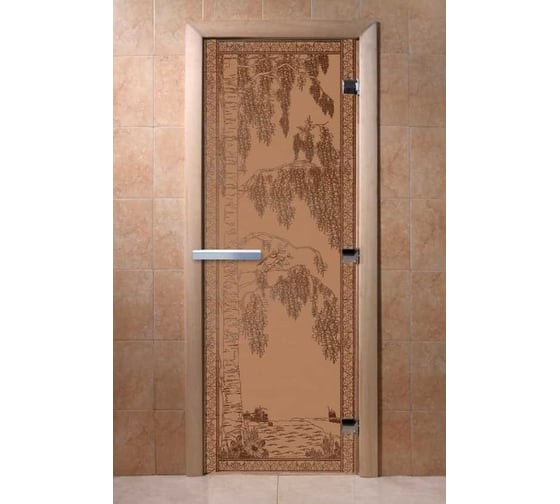 Дверь DoorWood "Березка" (Бронза матовая) 190x70 DW00907