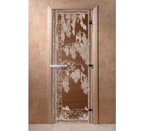 Дверь DoorWood "Березка" (бронза) 170x70 DW01866