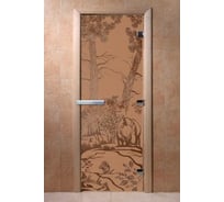 Дверь DoorWood "Мишки" (Бронза матовая) 190x70 DW00938