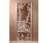 Дверь DoorWood "Мишки" (бронза) 170x70 DW01837