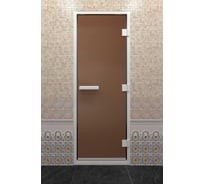 Дверь DoorWood Хамам "Бронза матовая" 190x70 DW00806