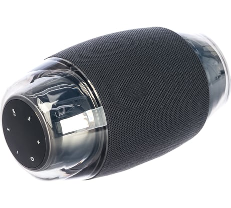 Беспроводная Bluetooth колонка Zetton с LED светомузыкой, 2 х 8Вт, серая ZTCEBTRGBSPG9RU